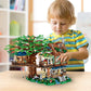 HSANHE Idea Tree House Bricks Model Toys Set  Forest House Building Blocks Street View Sets  for mature-themeds Ages 14+ Tree House Display(4761 PCS Tree House)