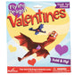 Playhouse Flying Dragons Valentines Day Card Set for Kids, 28 Card Pack & Envelopes - Fold and Fly Paper Airplanes - Great for