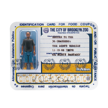 Super7 Odb (Return To The 36 Chambers) - 3.75' Odb Action Figure With Accessories Hip Hop Collectibles And Retro Toys