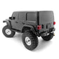 KYX Racing Alloy Rear Bumper w/LED Lights Upgrades Parts Accessories for 1/10 RC Crawler Car Axial SCX10 III AXI03007 SCX10.3