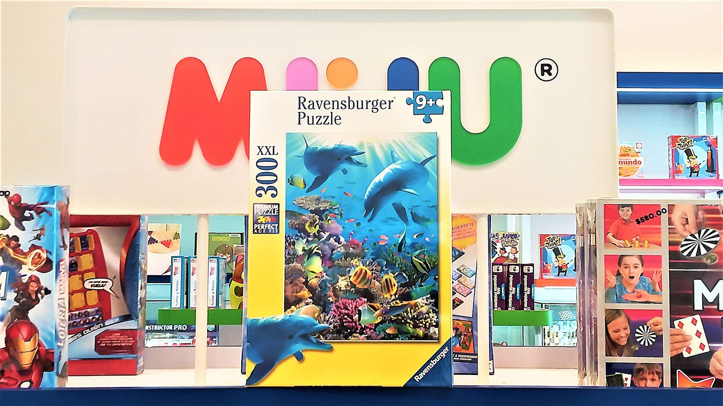 Ravensburger Underwater Adventure 300 Piece Xxl Jigsaw Puzzle For Kids | Unique Piece Design | Enhances Concentration & Creativity | Fsc Certified Eco-Friendly Toy