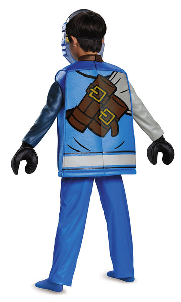 Jay Deluxe Ninjago Lego Costume, Large/10-12