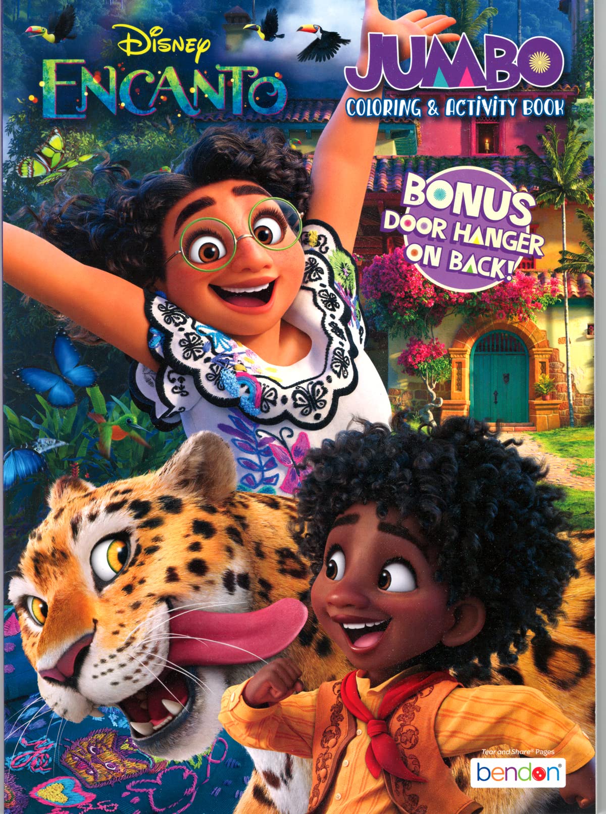 Bendon Disney Princess Coloring Books Bundle Set - Moana, Frozen, Encanto - Paper - Kids Activity