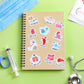 400 Pcs Nursing Stickers Funny Pun Nurse Stickers Medical Themed Decals Nursing Student Stickers Nurse Accessories For Water Bottles Laptop Envelopes Phone Nurses Week Supplies(Vibrant)