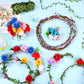 Zeyune 20 Sets Flower Crowns Making Kit, Make Your Own Flower Crown Wreath Garland Headbands Craft Kit Handmade DIY Fairy Floral