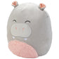 Squishmallows 10' Harrison The Grey Hippo Plush - Official Kellytoy - Collectible Soft Squishy Hippopotamus Stuffed Animal Toy - Add To Your Squad - Gift For Kids, Girls & Boys - 10 Inch