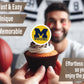 Michigan Party Supplies (42 Pieces) U Of M Party Decorations For Graduation, Football Tailgating, Birthday U Of M Party With Mic