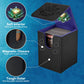 PROMAXIBINDER MTG Commander Deck Box  Fits 100 Single Sleeved Cards  Strong Magnet Magic Gathering Deck Box  PU Leather Trading Card Storage Box for TCG  CCG  MTG Cards (Black)