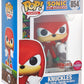 Funko POP! Games Sonic The Hedgehog Flocked Knuckles Vinyl Collectible, Limited Edition, Multi-color, Model 61034