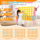 Costway Jumbo 4-To-Score Giant Game Set For Kids & Adults, 2.5Ft Indoor Outdoor Game With Basketball Hoop, Ring Game, 42 Jumbo R