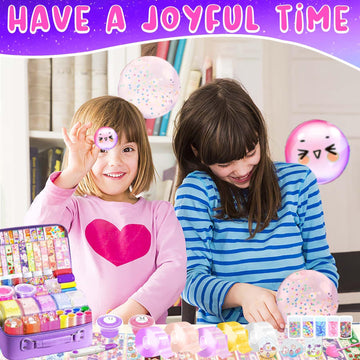 Jimcii Nano Tape Bubble Kit For Kids With Cute Cartoon Handbag, Nano Tape Squishy Maker Kit, Nano Tape Bubbles, Nano Bubble Tape