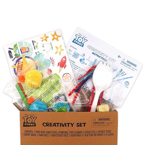 Disney Toy Story 4 Creativity Set, 1pk, Foam/Wood/Paper/Plastic/Fabric, Forky Design