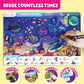 Funcils Search And Find For Kids & Toddlers - Preschool Learning Activity Book, Art And Craft Supplies, Seek Find Games, Birthday Gifts For Girls & Boys, Educational Toys For Ages 3, 4, 5, 6 Year Old