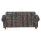 Gray Dollhouse Sofa Couch, Miniature Living Room Furniture Loveseat, Accessories For 6 Inch Dolls, 1/12 Scale
