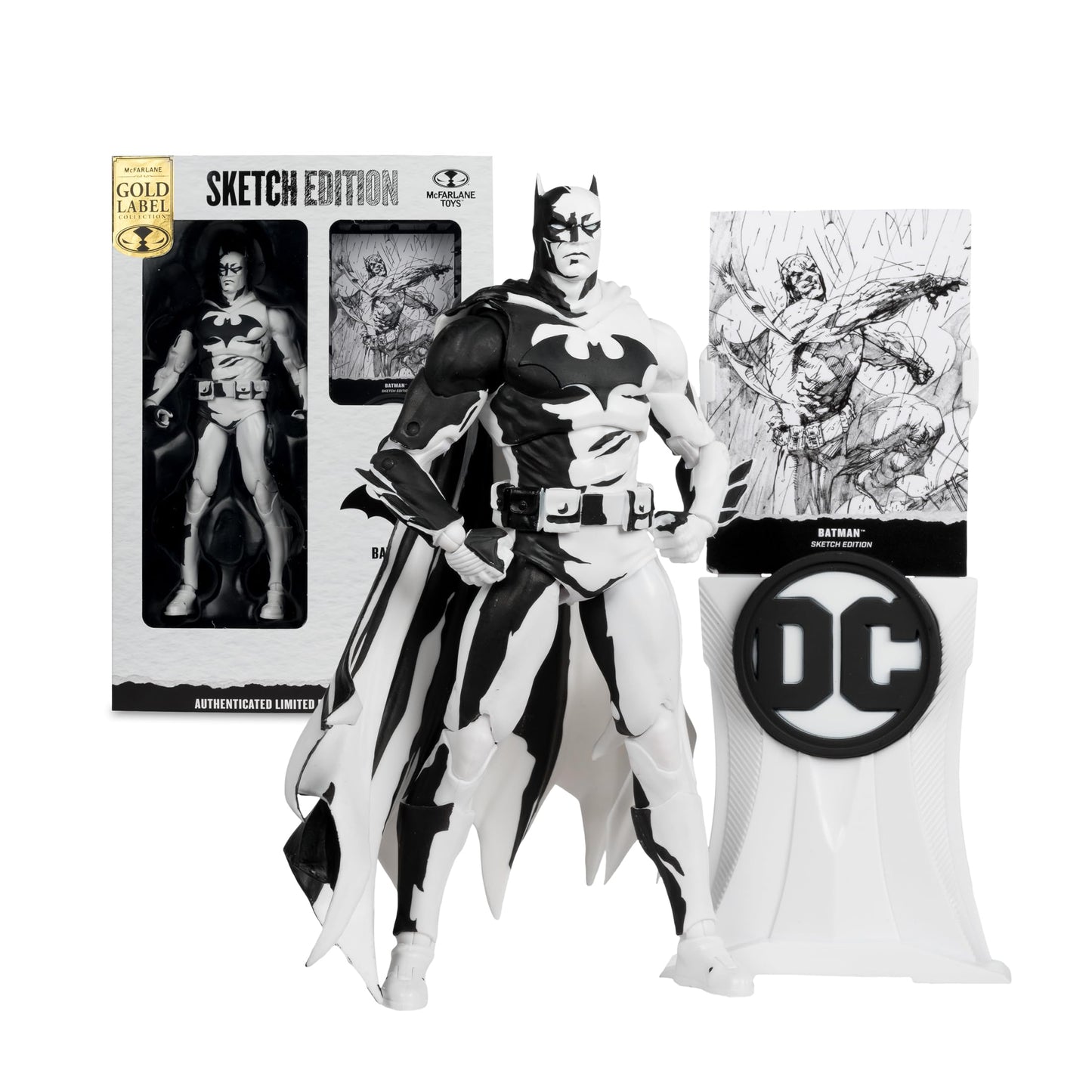 McFarlane Toys - DC - Batman Hush Sketch Gold Label Figure - EE limited availability