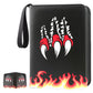 Card Binder 4-Pockets, 400 Pockets Card Holder With 50 Removable Sleeves, Trading Card Collector Zipper Album Holder, Black