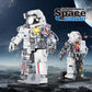 Space Astronaut Building Set Compatible With Lego Space Model With Led Light Fors Adults Gifts For Boys 6+, 907 Pcs Cool Collectible Gift Toys For Adults