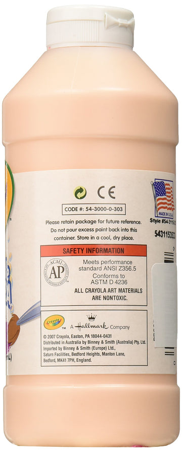 Binney & Smith Artista II Tempera Paint, Peach