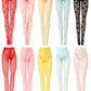 Sotiff 10 Pairs Doll Lace Stockings Handmade Long Sock Christmas Elf Doll Accessories Legging For Diy Doll Clothes Toy(Cute Style)