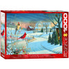 EuroGraphics Country Cardinals Puzzle, 1000 Pieces, Cardboard, Model 6000-0981