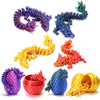 Easter Basket Stufers, 4 Pcs Mini 3D Printed Dragon Eggs With Crystal Dragon Inside, Easter Egg Fillers Easter Gifts For For Chr