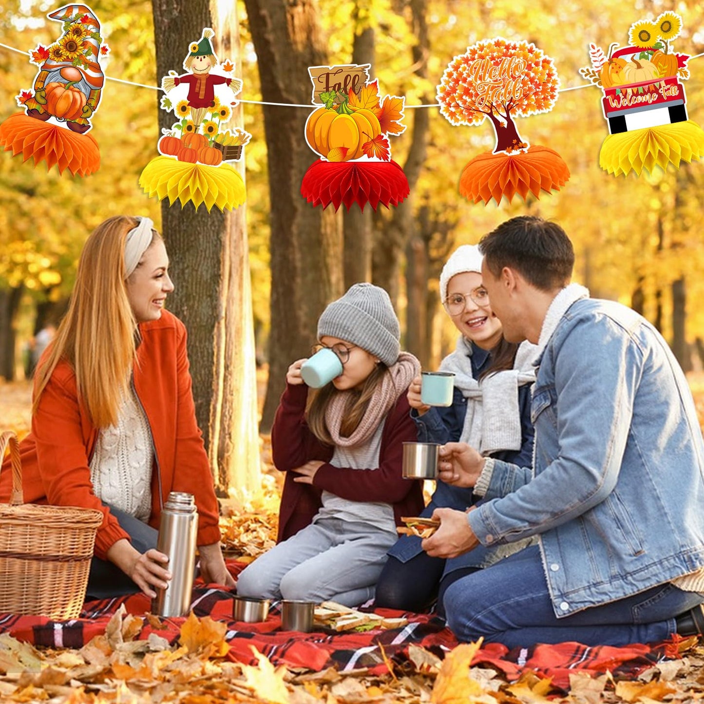 DTOFOOT Fall Party Decorations,10 Pcs Fall Table Decorations Centerpieces Fall Table Centerpieces for Thanksgiving Table Decor F