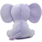 Kinrex Elephant Stuffed Animals – Stuff Animal Plush Toy For Babies Girls Boys, Elephants Plushie Teddy Bear Toys For Birth Stats Baby Shower Infant Newborn Boy & Girl, Purple Measures 9 Inches