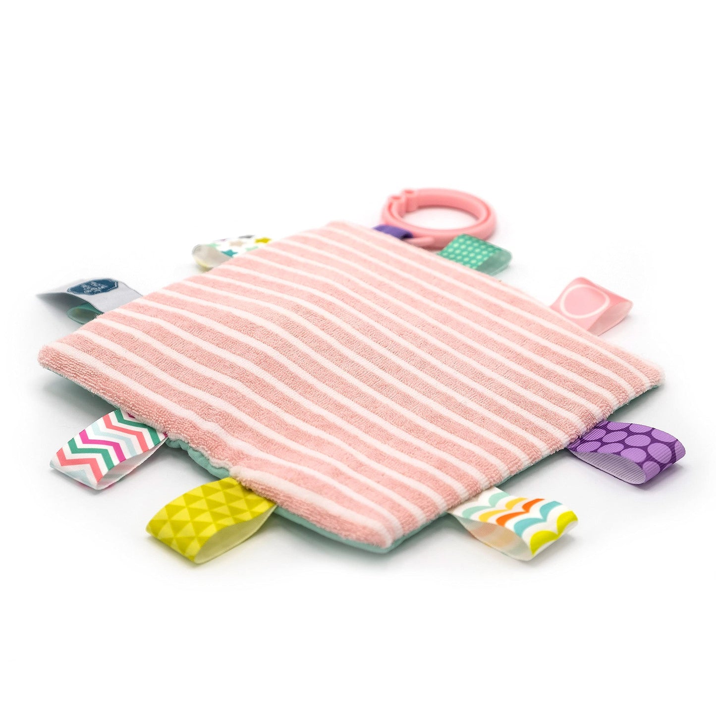 Taggies Soothing Sensory Crinkle Me Toy With Baby Paper And Squeaker, Flora Fawn, 6.5 X 6.5-Inches