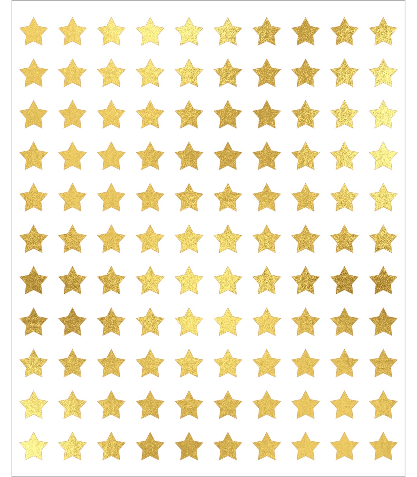 Carson Dellosa Stars, Gold Foil Chart Seals (2166)