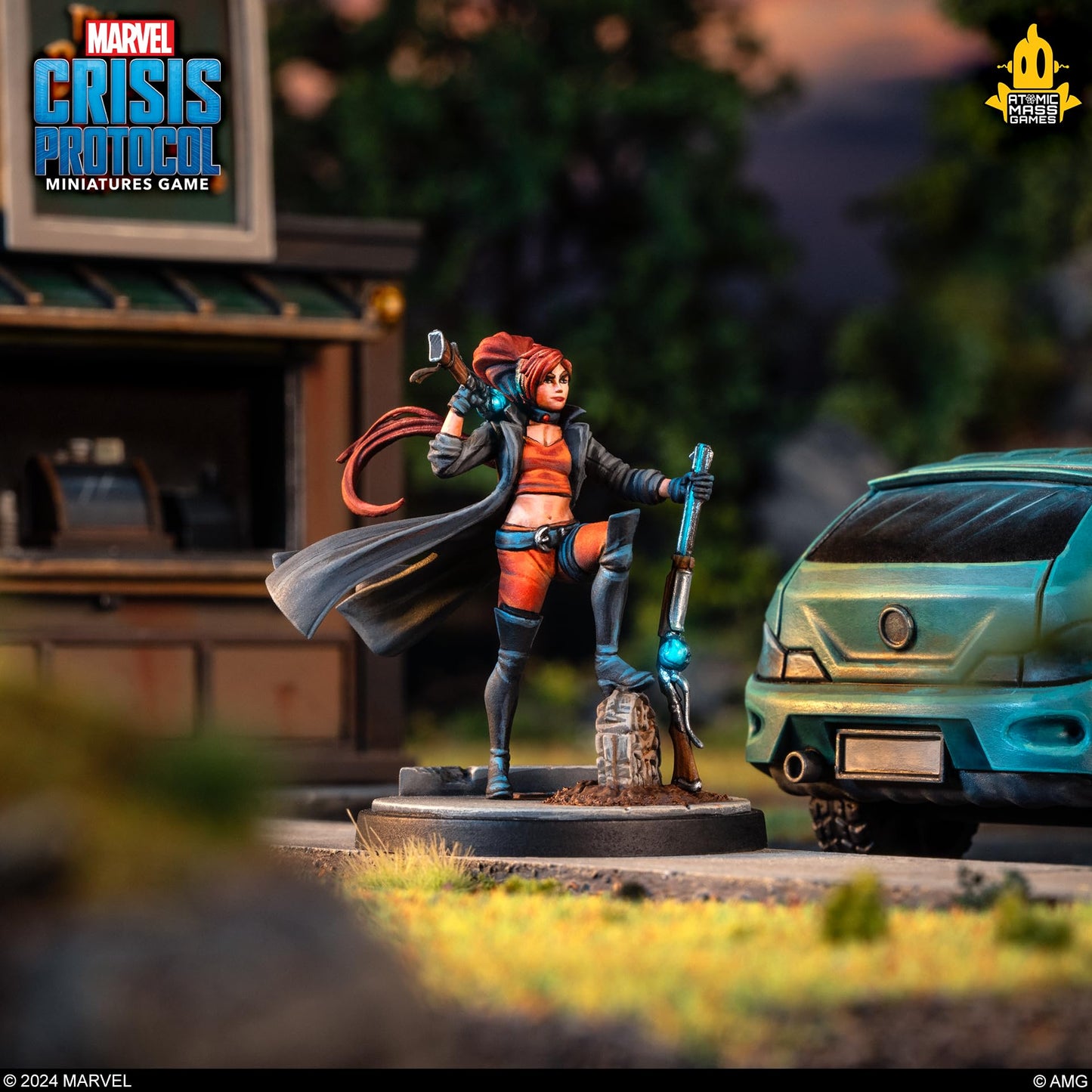 Marvel: Crisis Protocol Elsa Bloodstone & Man-Thing Character Pack - Adds New Legion of Monsters Leadership! Tabletop Superhero