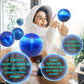 60 Pack Galaxy Stress Balls Bulk for Kids Adults 2.5 Inch Space Squeeze Anxiety Fidget Sensory Balls Children Outer Space Relief
