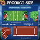 Preboun 2 Pack Football Tablecloth Plastic Football Field Tablecloth Disposable Football Table Cover Football Party Decoration T
