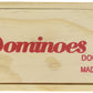 Double Six Professional Dominoes With Brass Spinner In Wooden Case 28 Piece