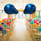 Katchon, Mylar Metallic Blue Balloons - Big 22 Inch, Pack Of 6 | Round Blueberry Balloons For Blueberry Party Decorations | Navy Blue Metallic Balloons | Blue Easter Balloons For Easter Decorations
