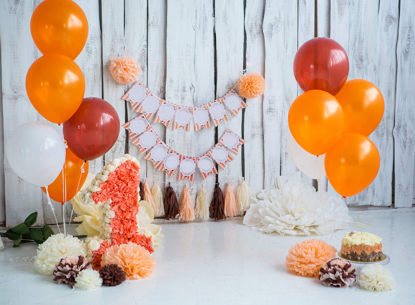 Treasures Gifted Metallic Orange Balloons - Burnt Orange Balloons - Orange Latex Balloons 12 Inch - Dark Orange Balloons - Orang