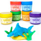 Tub Works® Bath Dough™ Moldable Kids Soap Bath Toy, Variety 6 Pack | Shape, Mold & Create Bath Art With Soap Dough | Soft & Moldable Kids Bath Soap For Shaping | Sensory Fun Toddler & Kids Bath Toys