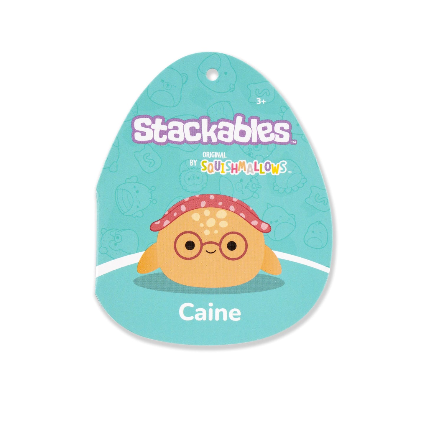 Squishmallows 12 Caine Orange Leatherback Turtle Plush Toy with Glasses – Soft, Medium-Sized Stuffed Animal by Jazwares