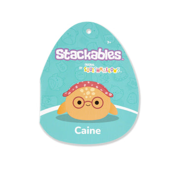 Squishmallows 12 Caine Orange Leatherback Turtle Plush Toy with Glasses – Soft, Medium-Sized Stuffed Animal by Jazwares