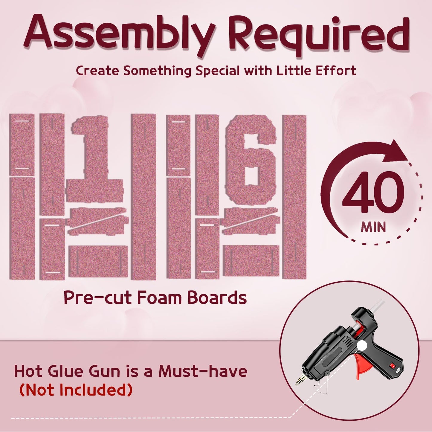 Marquee Numbers Pink 16Th-Birthday Decorations: Large 3Ft Light Up Number Rose Gold Sweet 16 Party Decoration For Boy Girl Sixte