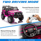 HOMFAMILIA 2 Seater Kids Ride On Truck, 12V Battery Powered Electric Vehicle Car for 2 Kids, w/Spring Suspension, Remote Control