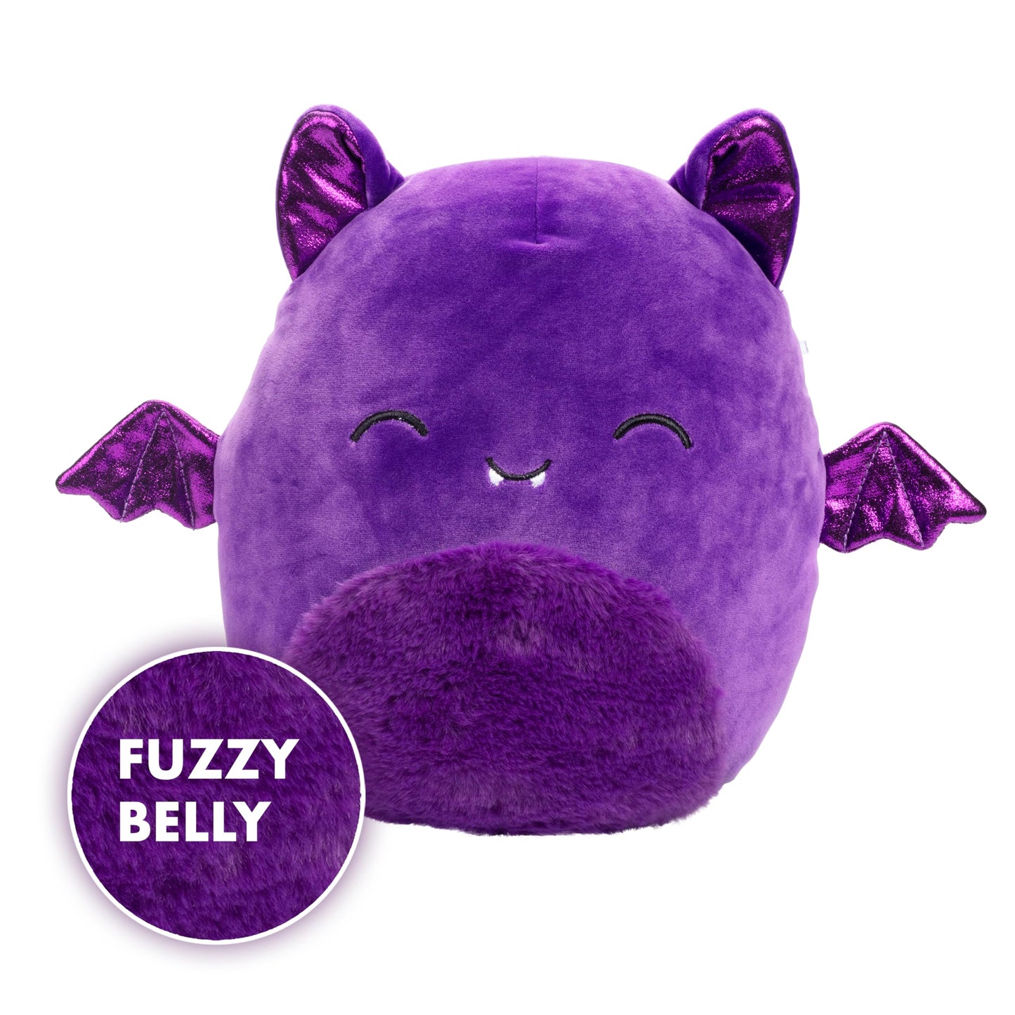 Squishmallows 10-Inch Blas The Purple Easter Bat - Soft & Squishy Plush Toy - Collectible Stuffed Animal for Kids, Girls & Boys