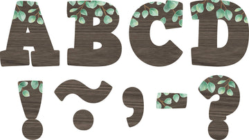 Teacher Created Resources Eucalyptus Bold Block 3'' Magnetic Letters
