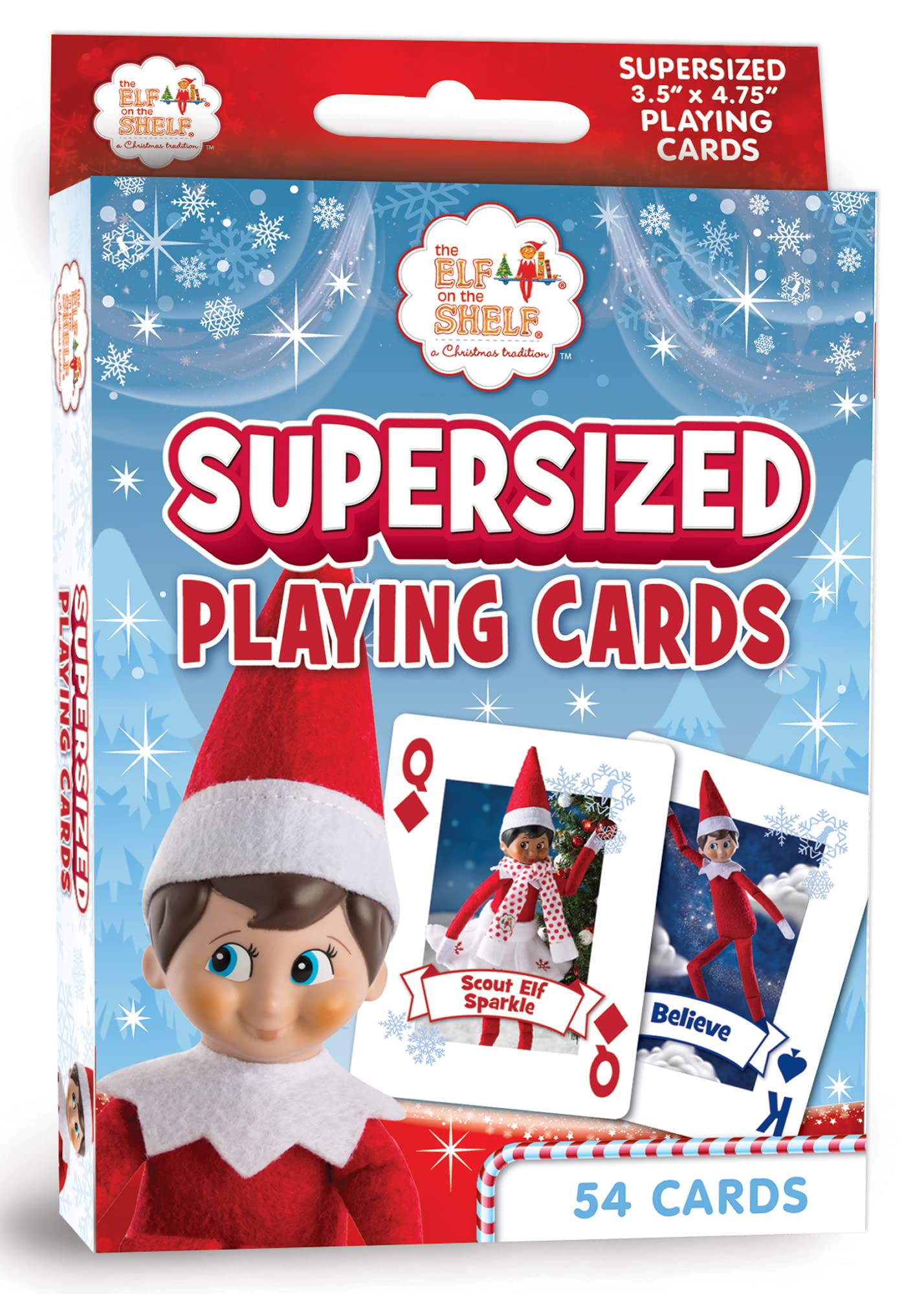 Elf On The Shelf Supersized Playing Card