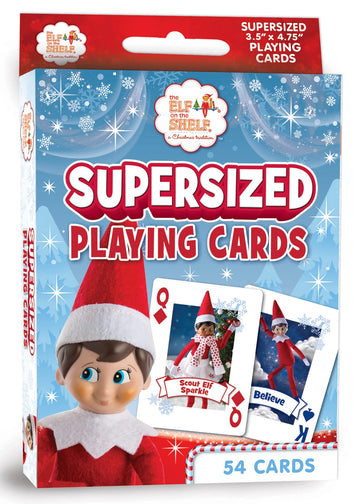 Elf On The Shelf Supersized Playing Card