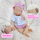 Otarddolls 33Cm Lifelike Reborn Baby Dolls - Silicone Full Body Girl Dolls, Handmade, Painted For Kids