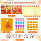 Saypacck 130 Pcs Fall Party Favors Thanksgiving Christian Party Gifts Pumpkin Maple Stationery Set Juses Treat Bags Fillers Mini