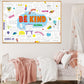 Naozinebi Be Kind Coloring Poster For Kids Giant Coloring Poster Large Positive Coloring Tablecloth Jumbo Coloring Books For Kid