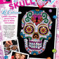 Sequin Art Sugar Skull Sparkling Arts and Crafts Picture Kit; Creative Crafts for Adults and Kids