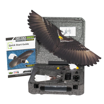Zing Go Go Bird - Eagle - Premium Remote Control Flying Aircraft - Looks And Flies Like A Real Eagle - Carbon Fiber Drone-Tech R