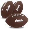 Franklin Sports Mini Footballs for Kids - (3) Inflatable Toy Replacement Footballs for Target Toss + Other tossing Games - 6 Plastic Inflatable Footballs with Air Pump - Perfect Kids Toy Football